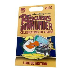 Disney Rescuers Down Under 30th Anniversary Bernard Bianca Wilbur Limited Pin